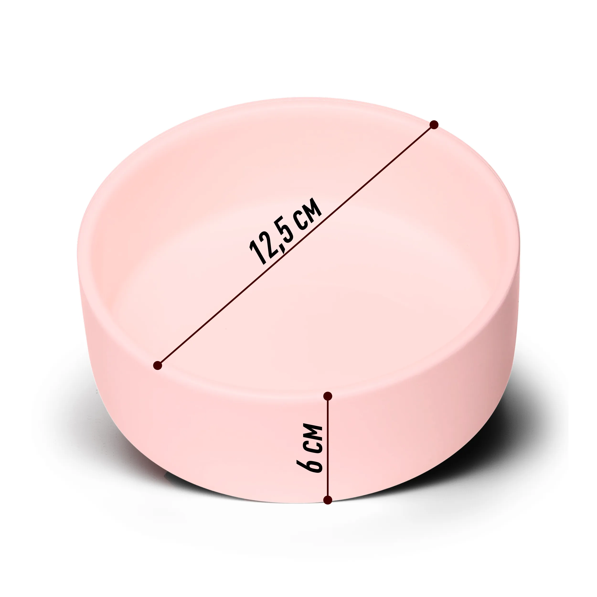 Миска керамическая для кошек и собак, 700 мл