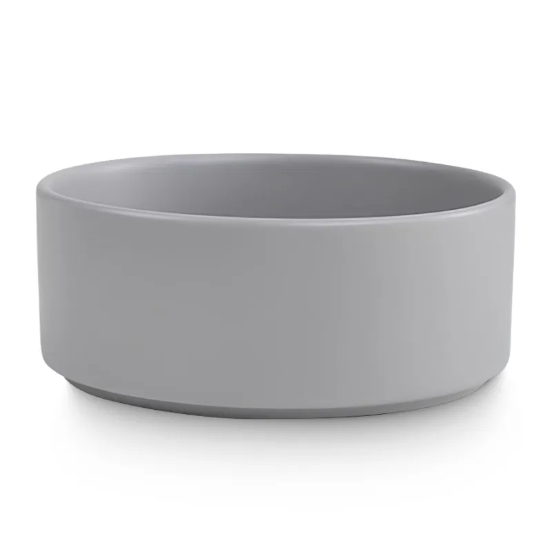 Миска керамическая СЕРАЯ (1.5л)