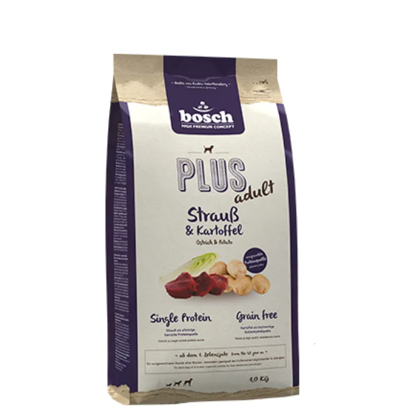 Bosch PLUS Adult Страус с Картофелем