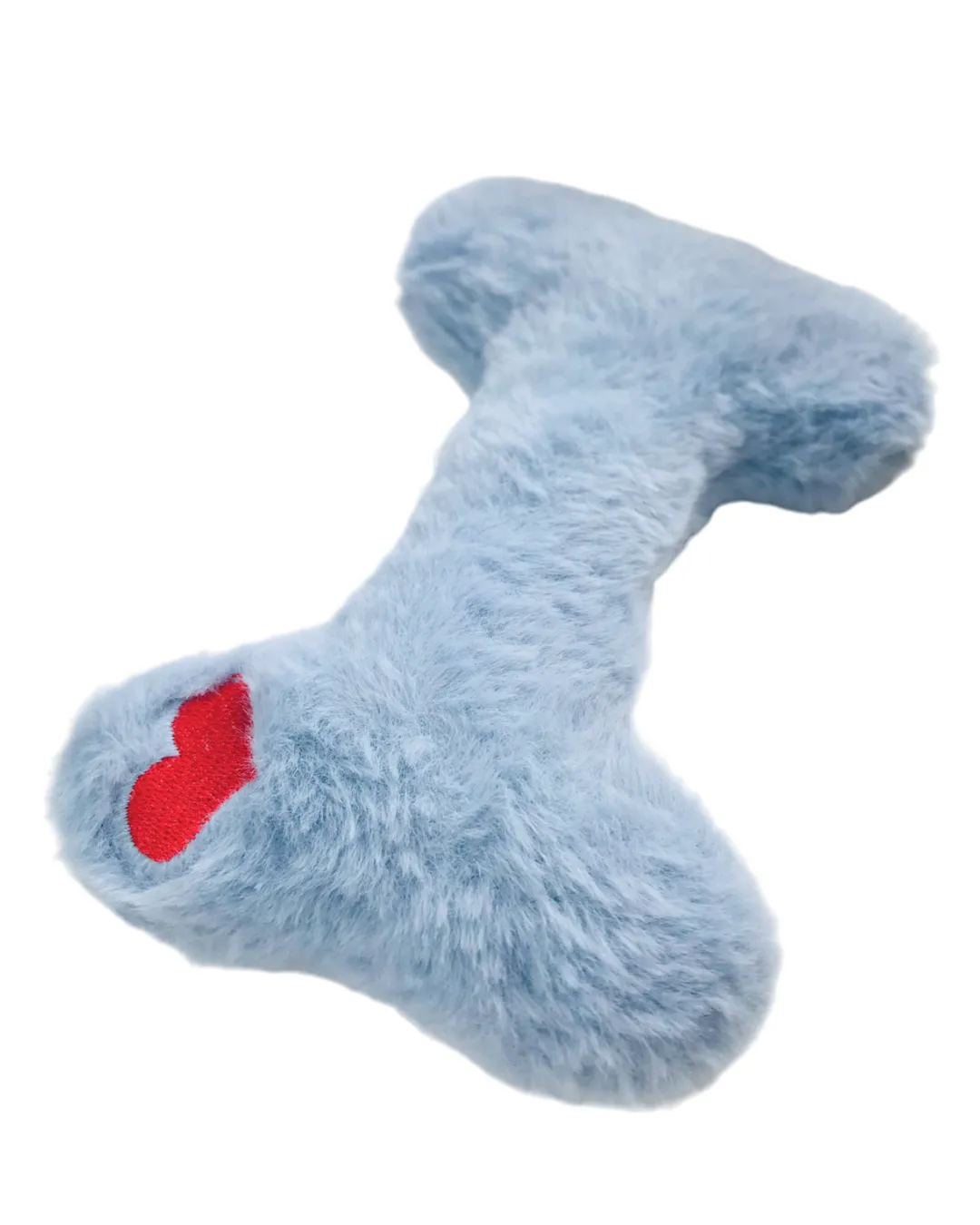 Игрушка мягкая для собак "Косточка плюшевая" с шуршалкой и пищалкой